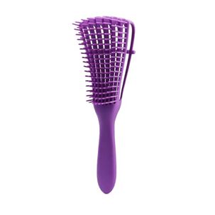 Cepillo Flexible Desenredante Y Definidor De Rizos Violeta