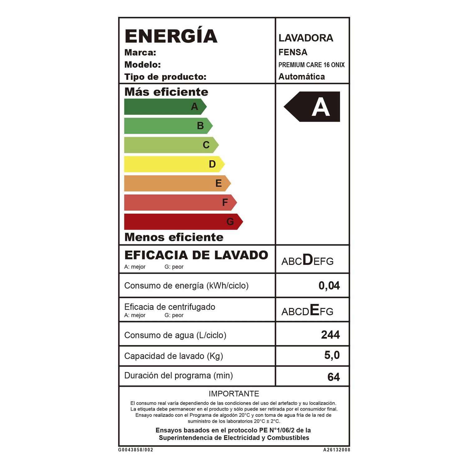 Lavadora Autom&aacute;tica 16kg Carga Superior Premium Care 16 Onix image number 16.0