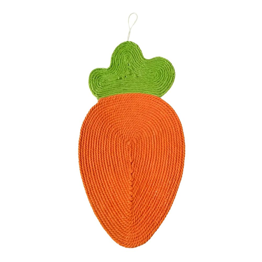 Rascador Cuerda Para Gatos Interactivo Forma De Zanahoria image number 0.0