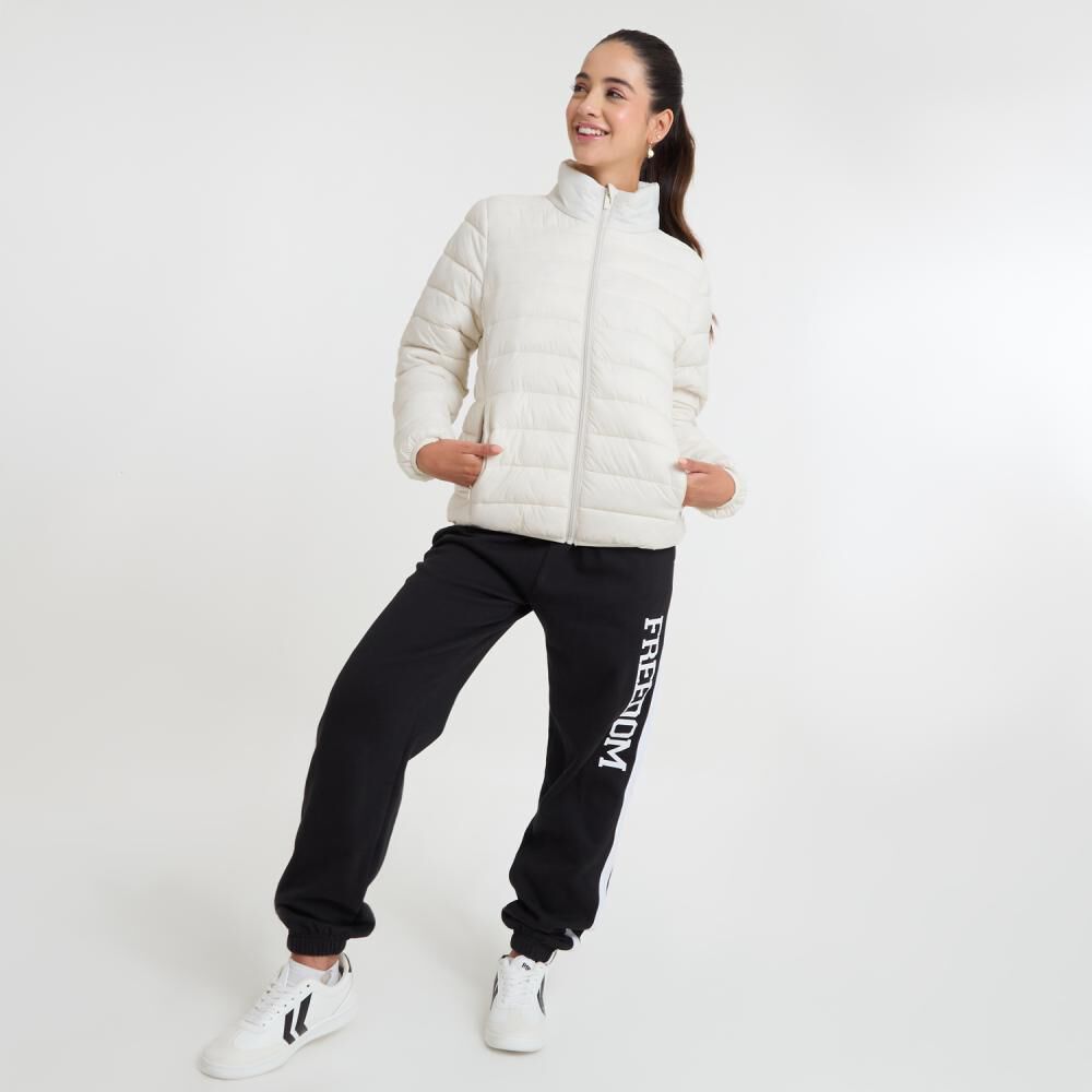 Parka Básica Regular Cuello Alto Mujer Freedom image number 1.0