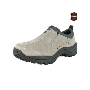 Zapato De Cuero Cedro Gris London Adixt