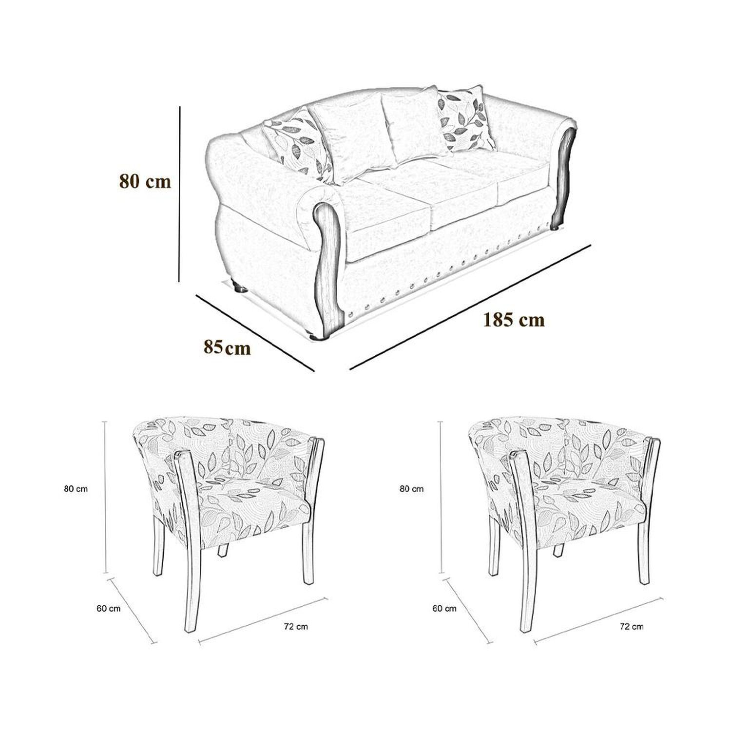 Juego De Living Elegant Detail Bartulcci / 5 Cuerpos image number 1.0