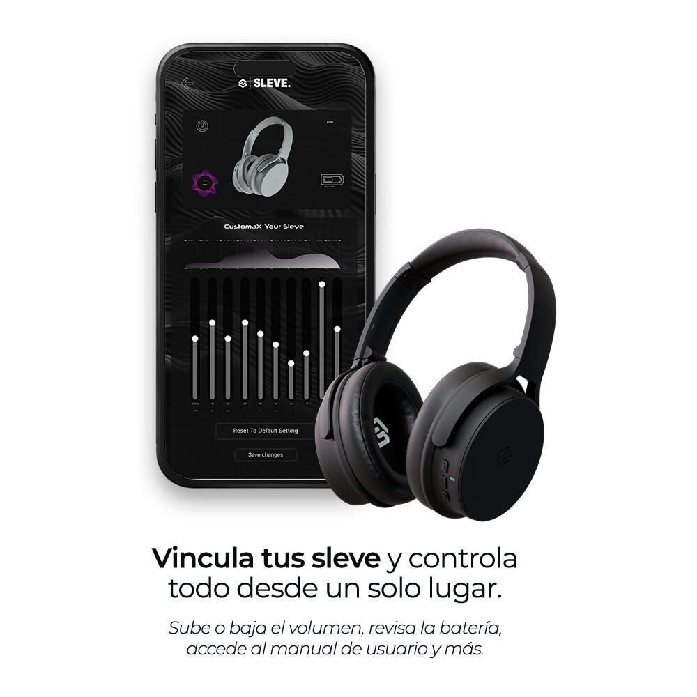 Audífonos Sleve Evo 2Gen Black image number 6.0
