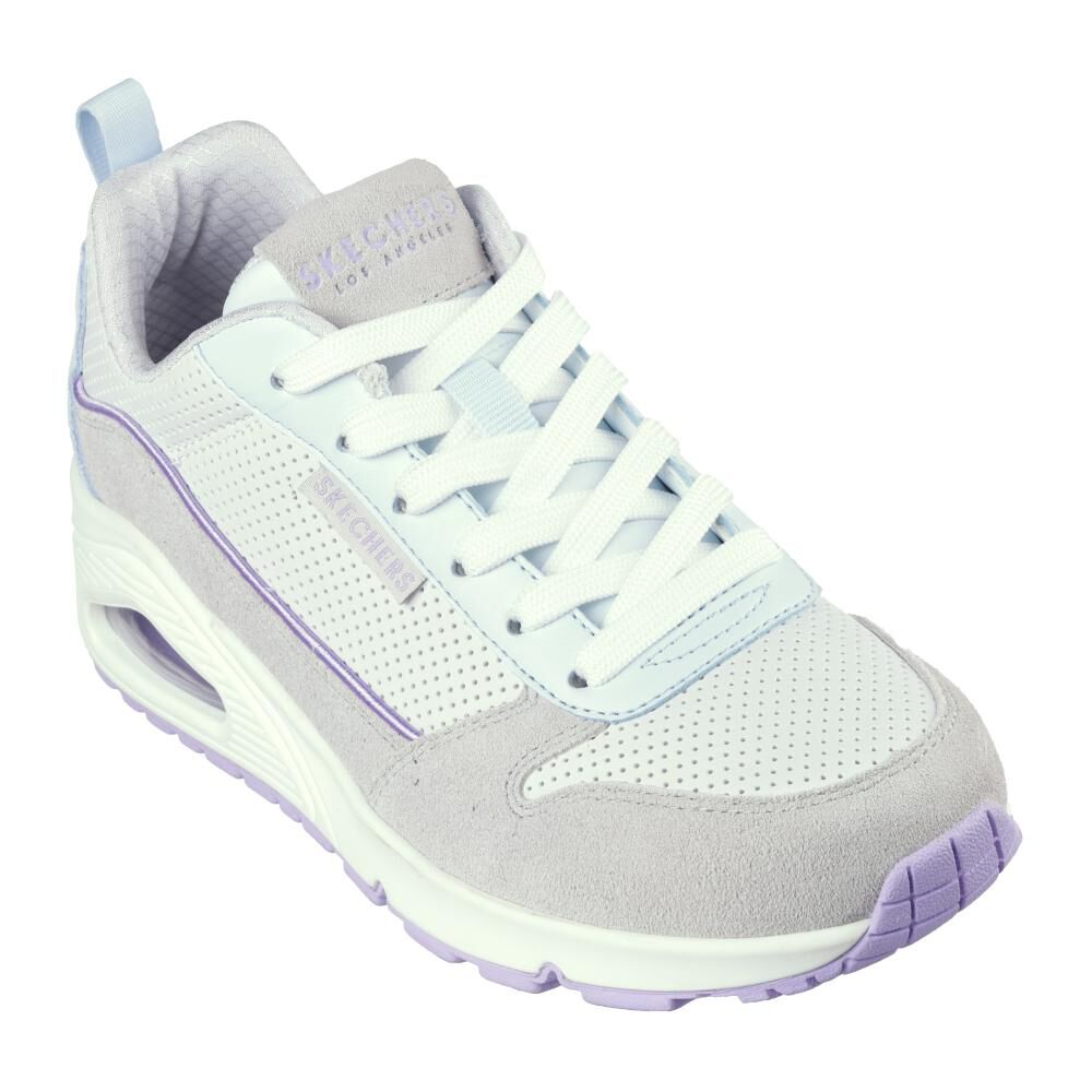 Zapatilla Urbana Mujer Skechers Uno - Two Much Fun Gris image number 0.0