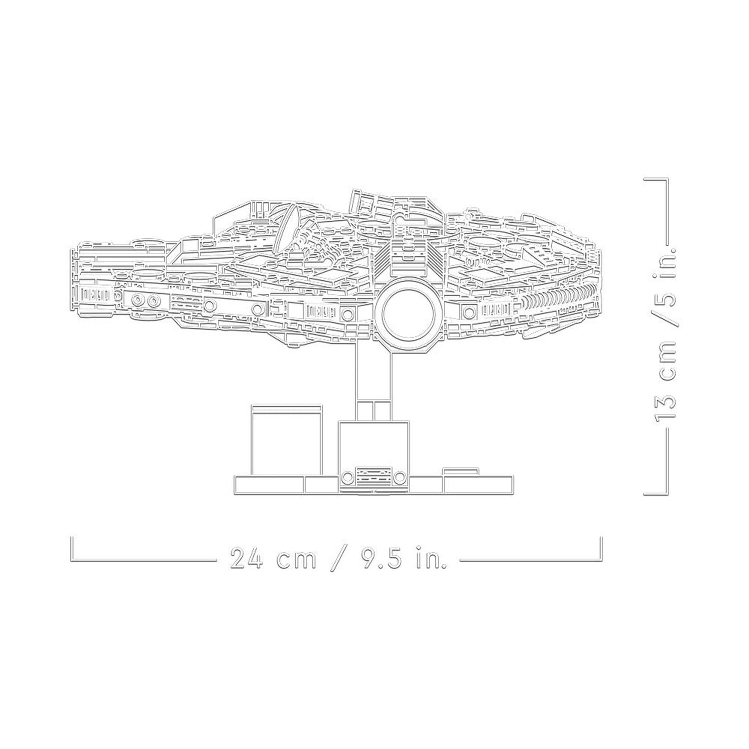 Lego Star Wars - Halc&oacute;n Milenario (25 A&ntilde;os) - 75375 image number 5.0
