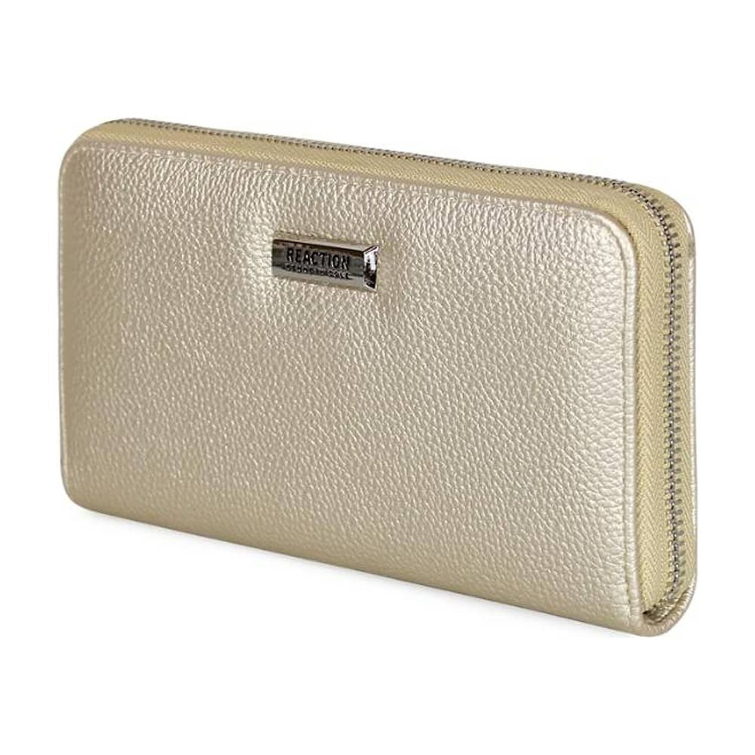 2 Billeteras De Mujer Calixta Negra Y Gold Kenneth Cole image number 3.0