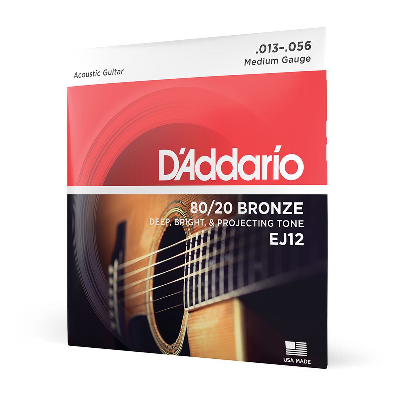 Set Cuerdas Guitarra Ac&uacute;stica 13-56 Ej12 Daddario image number 0.0