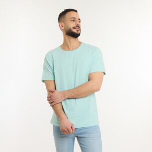Polera B&aacute;sica Slim Manga Corta Cuello Redondo Hombre Az Black