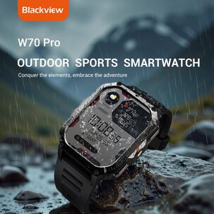 Blackview W70 Pro: Smartwatch Rugerizado, Bater&iacute;a 20 D&iacute;as