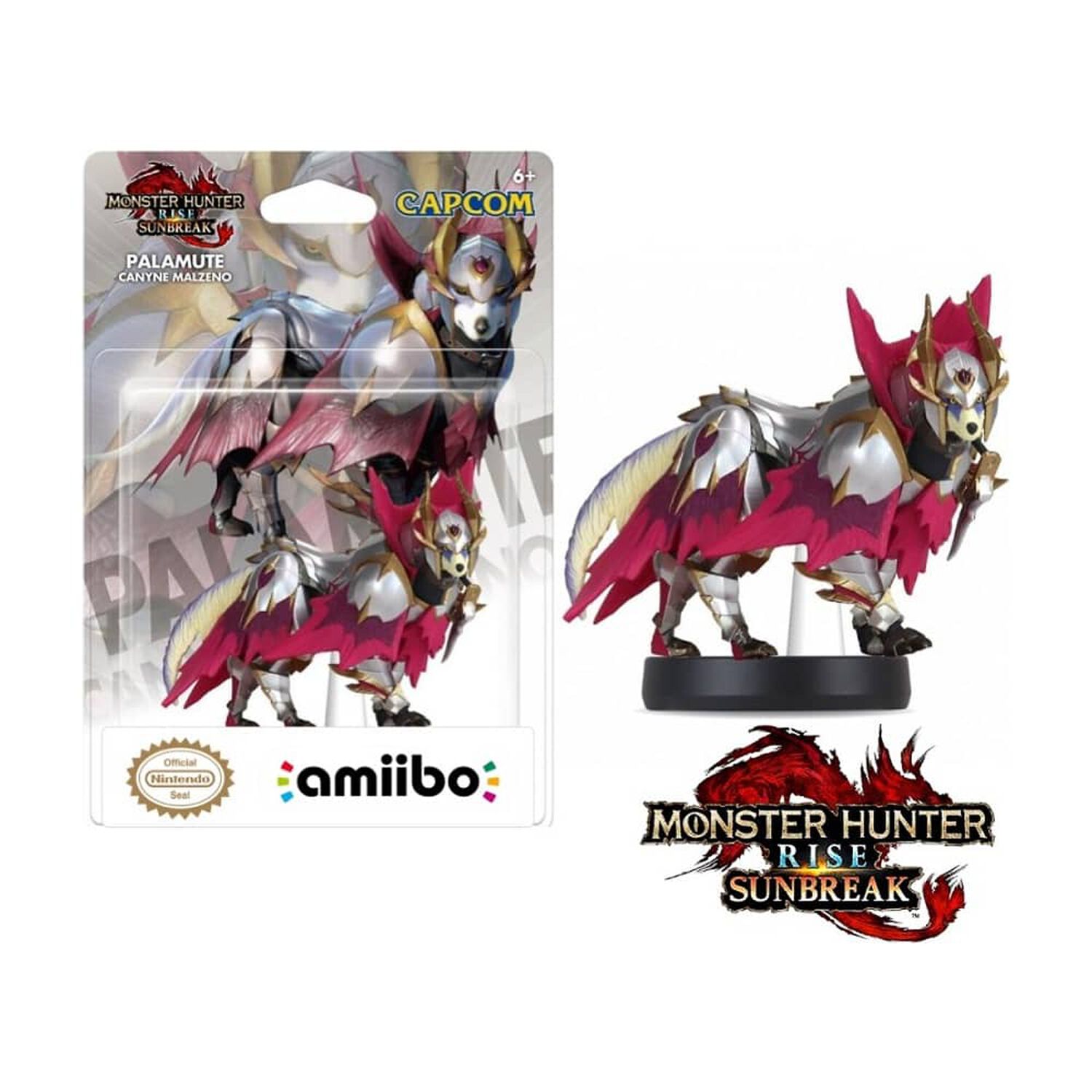 Amiibo Palamute Monster Hunter Rise Sunbreak Nintendo image number 0.0