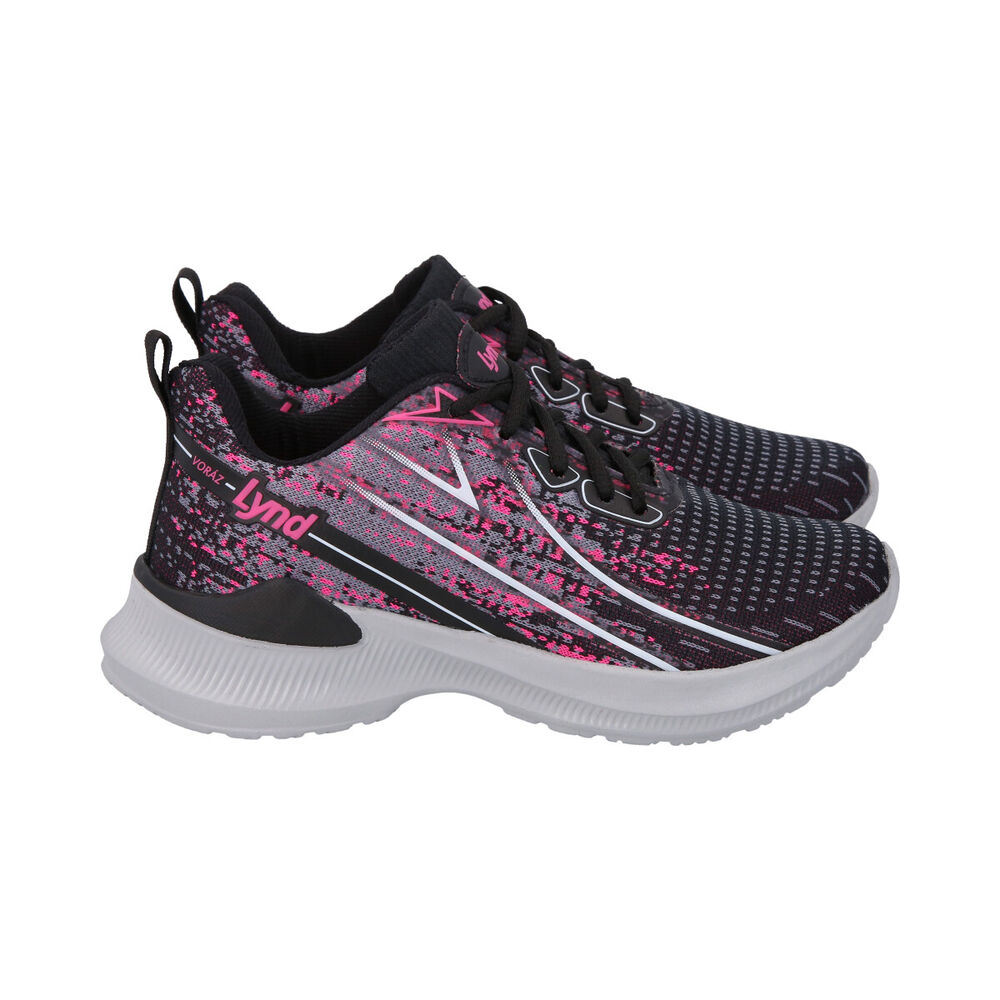 Zapatilla Infantil Voraz Negro Lynd image number 2.0