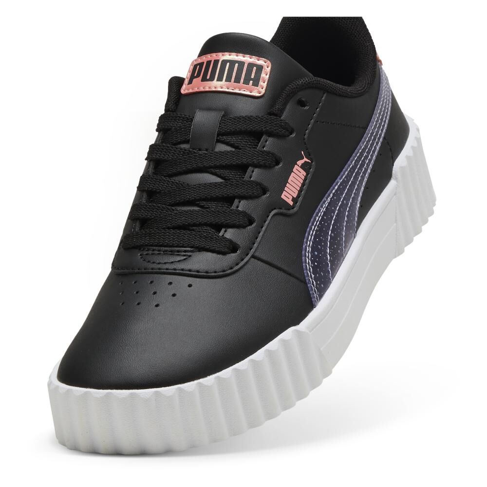Zapatilla Urbana Niña Puma Carina Negro image number 3.0