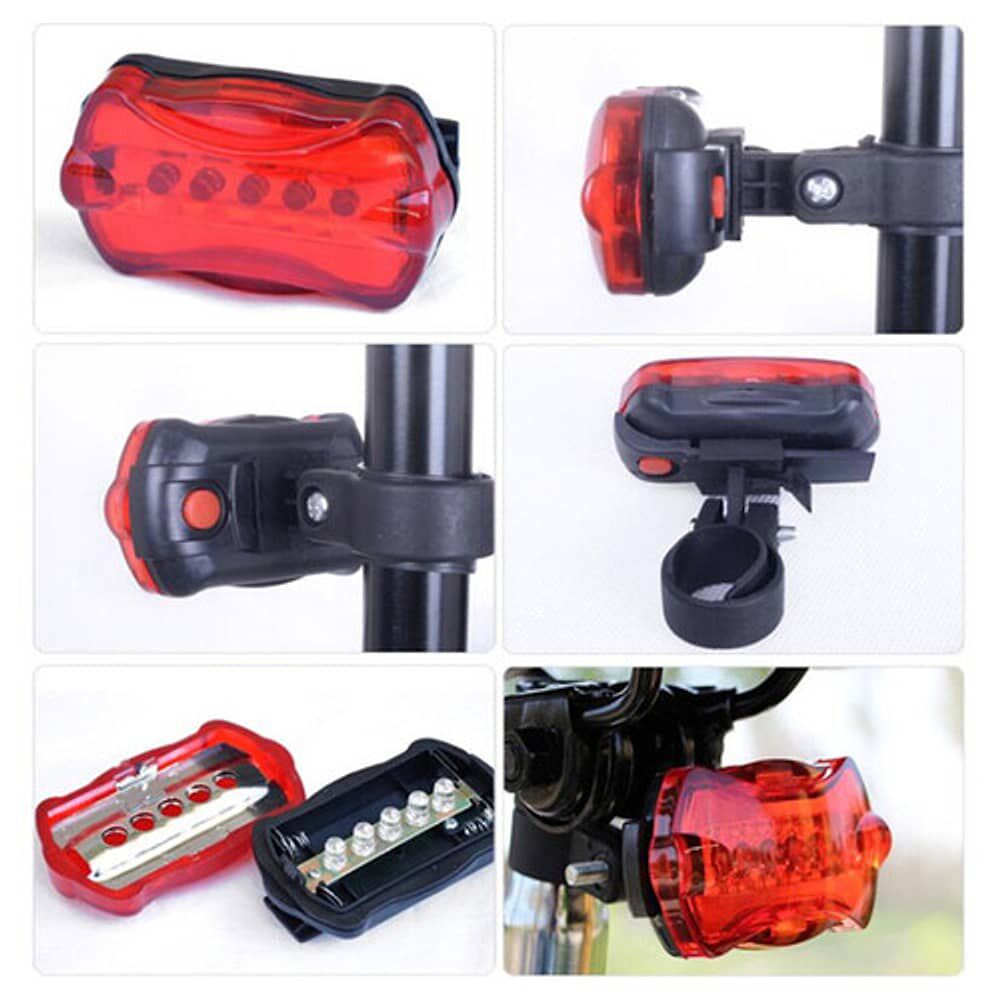 Luz Linterna Led Para Bicicleta Delantera Y Trasera image number 2.0