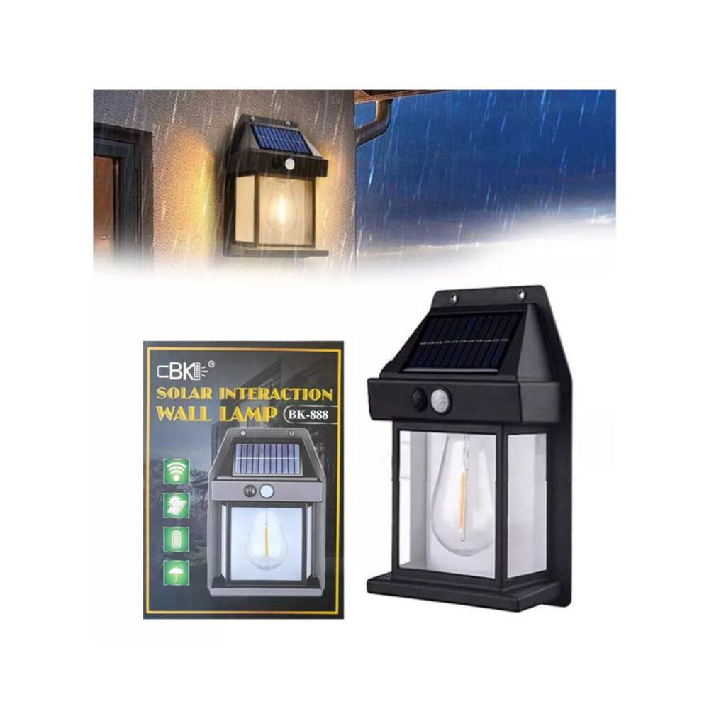 Aplique Lampara De Pared Solar Foco Con Sensor De Movimiento image number 2.0