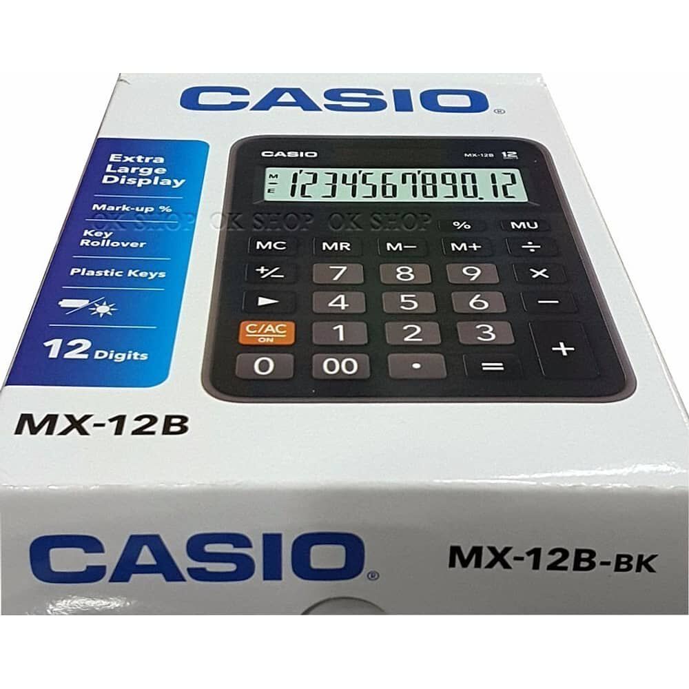 Calculadora Casio Para Comerciantes Numeros Grandes Mx-12b-bk image number 4.0