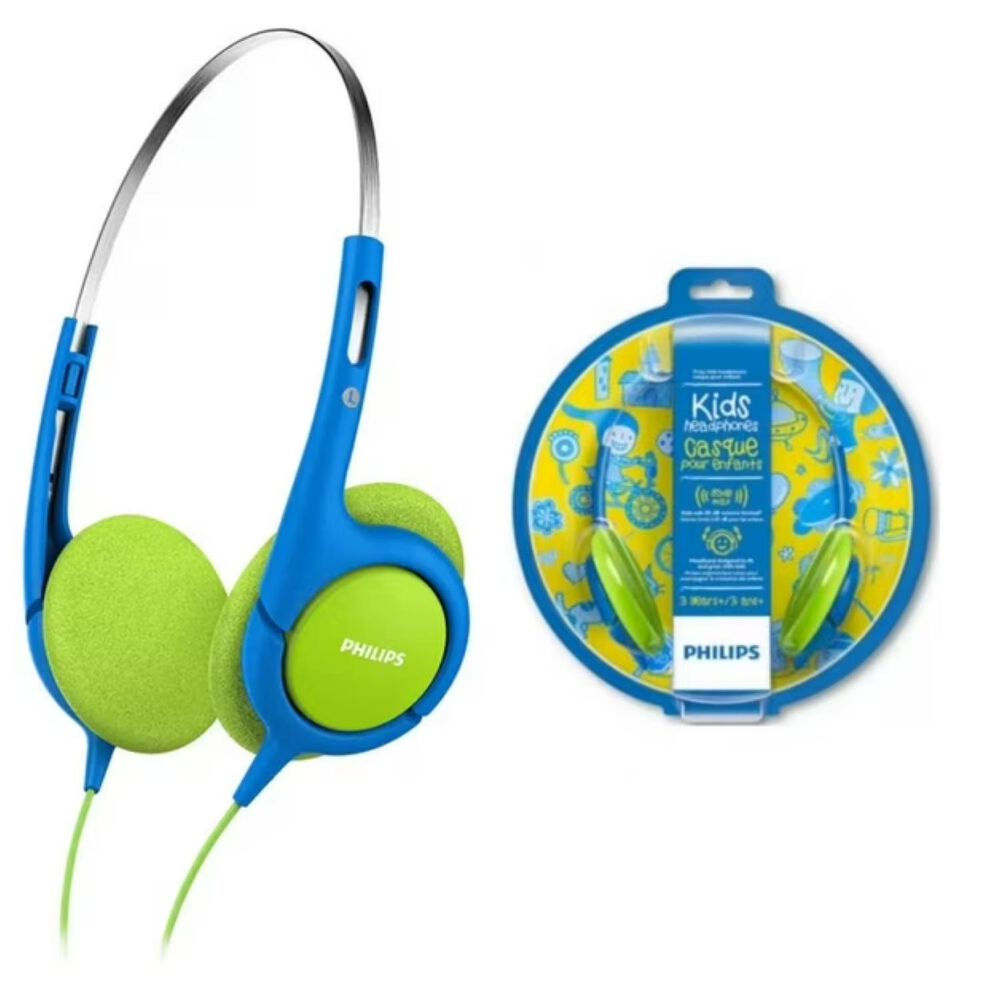 Audifonos Overear Jack 3.5 Niños Azul Verde Shk1030 image number 3.0