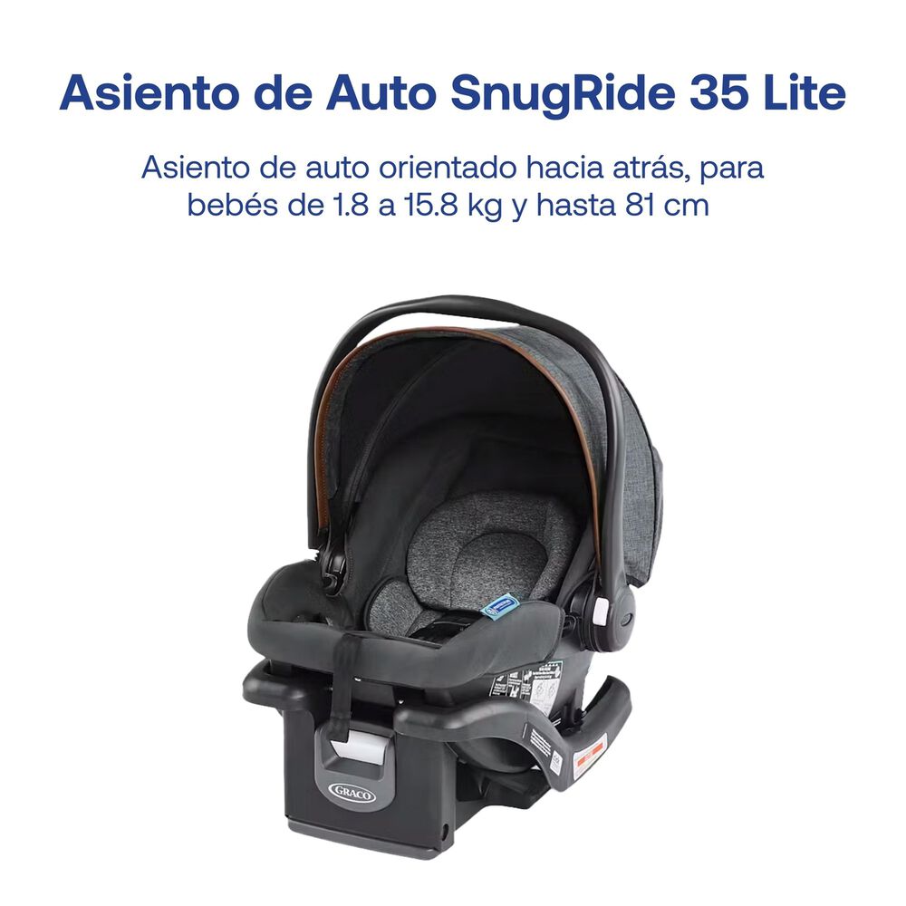 Coche Travel System Modes Trio Hemlock Graco image number 6.0