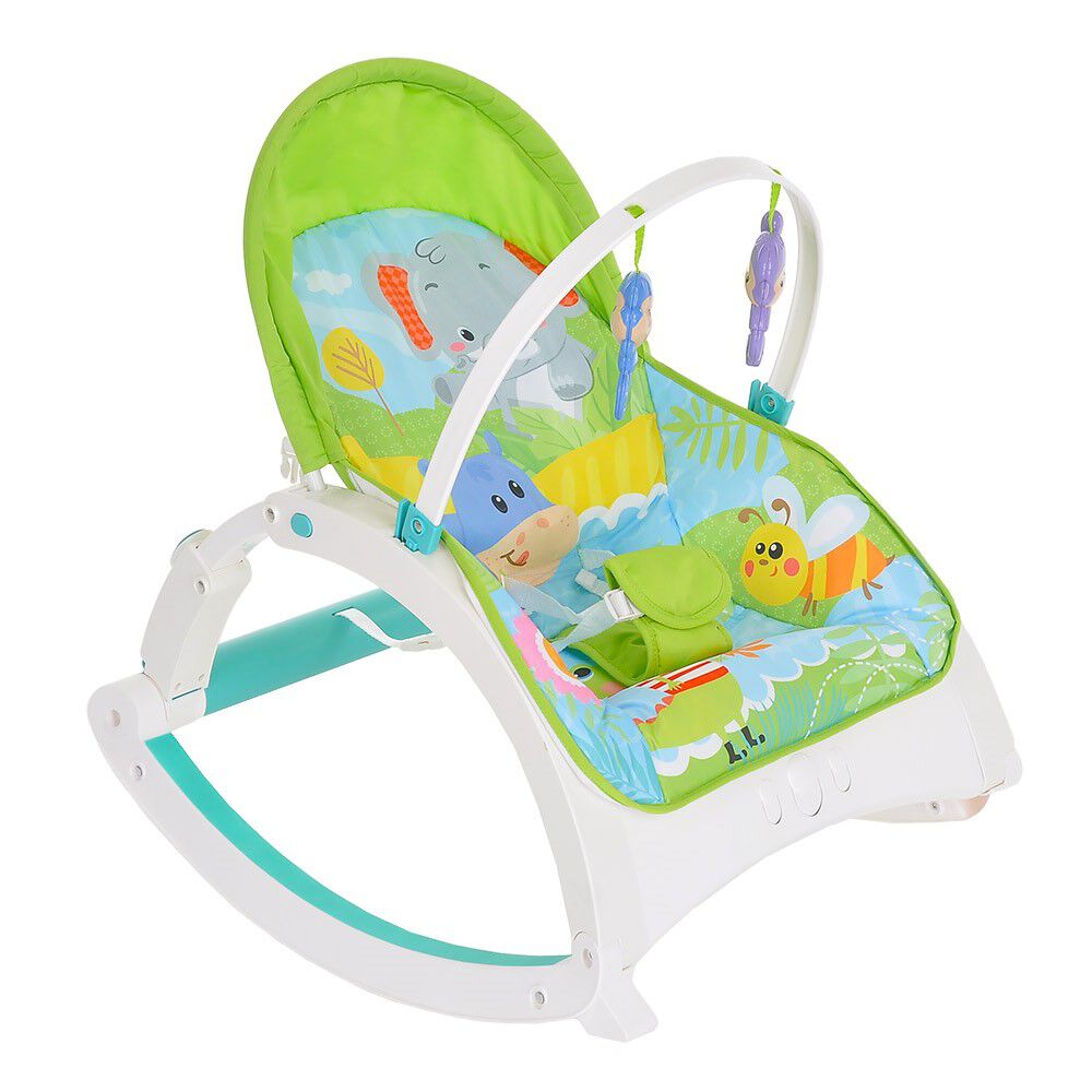 Silla Nido Mecedora Bebé Musical Vibratoria Plegable image number 1.0