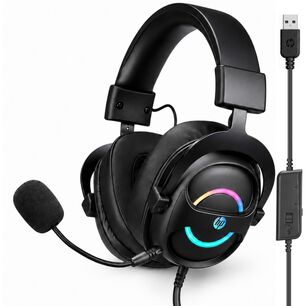 Aud&iacute;fonos Gamer Usb Hp Dhe-8006 Audio 7.1 + Iluminaci&oacute;n Rgb