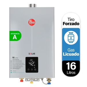 Calefont 16 Litros Gas Licuado Tiro Forzado Rheem