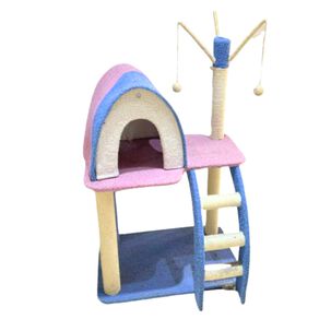 Rascador Interactivo Juguete Torre Para Gatos Escalera Cueva