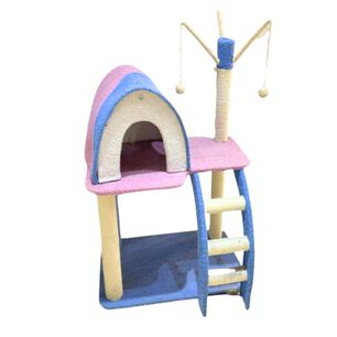 Rascador Interactivo Juguete Torre Para Gatos Escalera Cueva