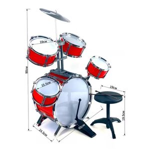 Juguete Bateria Musical Infantil 6 Piezas 82cm