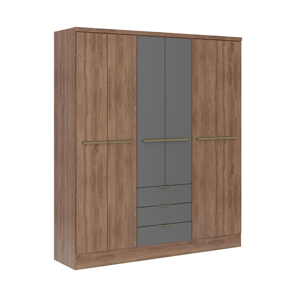 Cl&oacute;set Troy 6p + 3c Canela-titanio image number 0.0