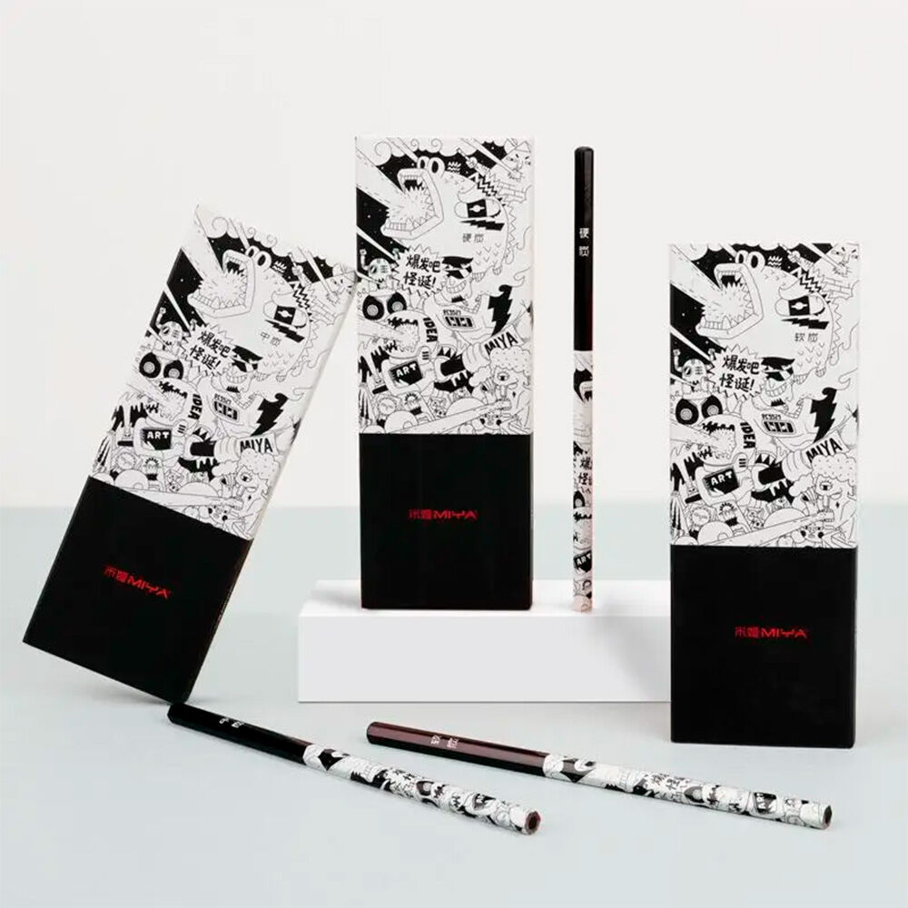 Miya L&aacute;pices De Grafito 8b 8 Unidades image number 4.0