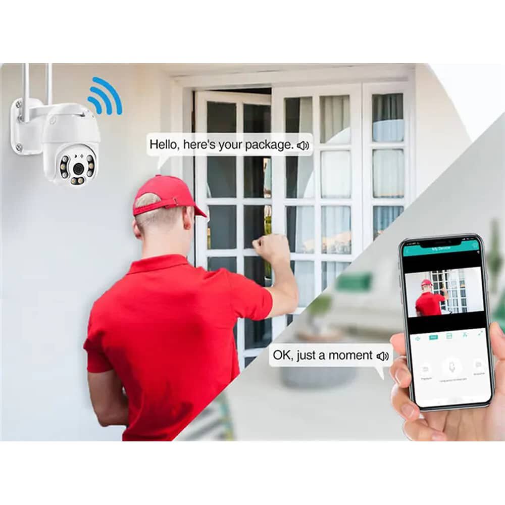 C&aacute;mara De Seguridad Rob&oacute;tica 1080p Ptz Wifi Waterproof Ip66 image number 7.0