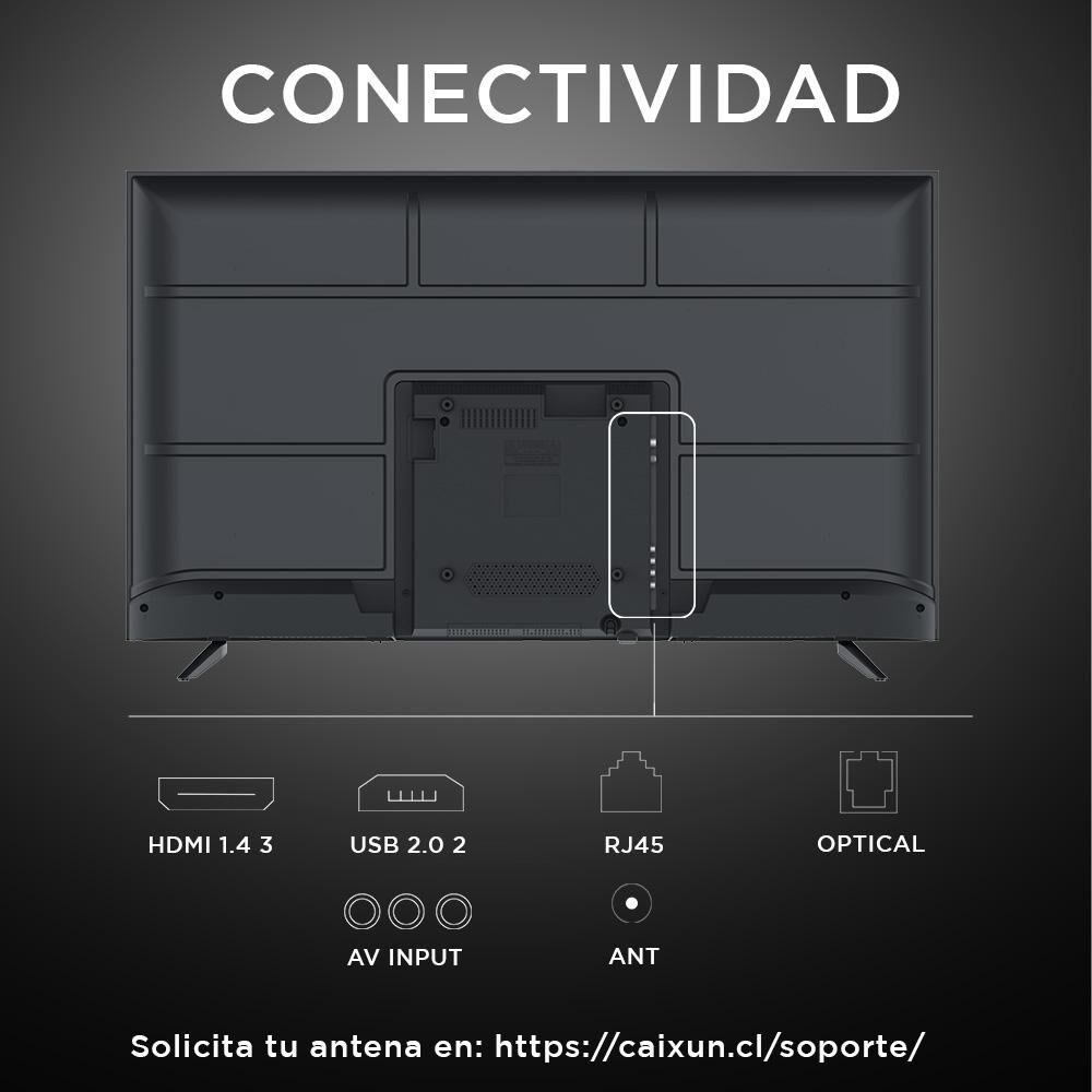 Led 50" Caixun C50V1UG / Ultra HD 4K / Smart TV image number 3.0