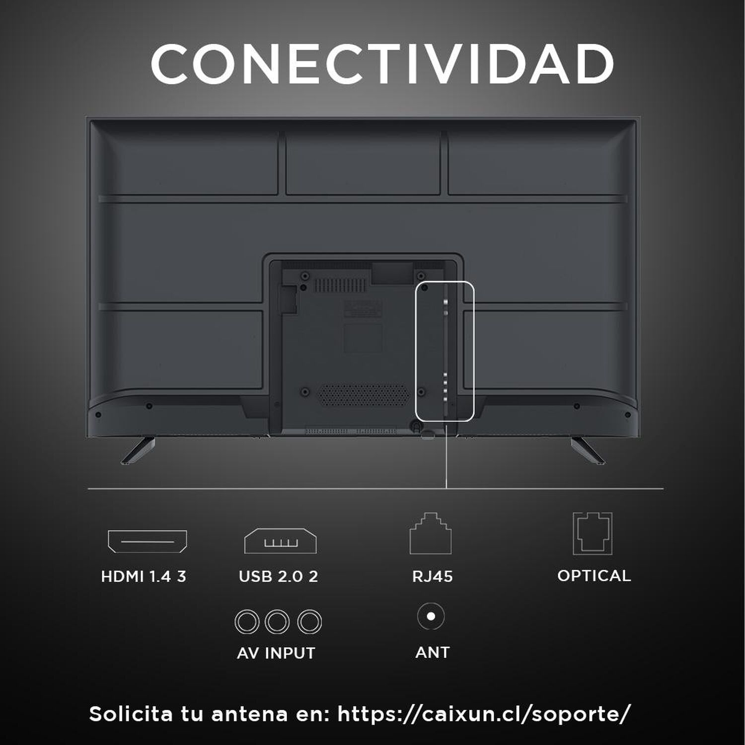 Led 50" Caixun C50V1UG / Ultra HD 4K / Smart TV image number 3.0