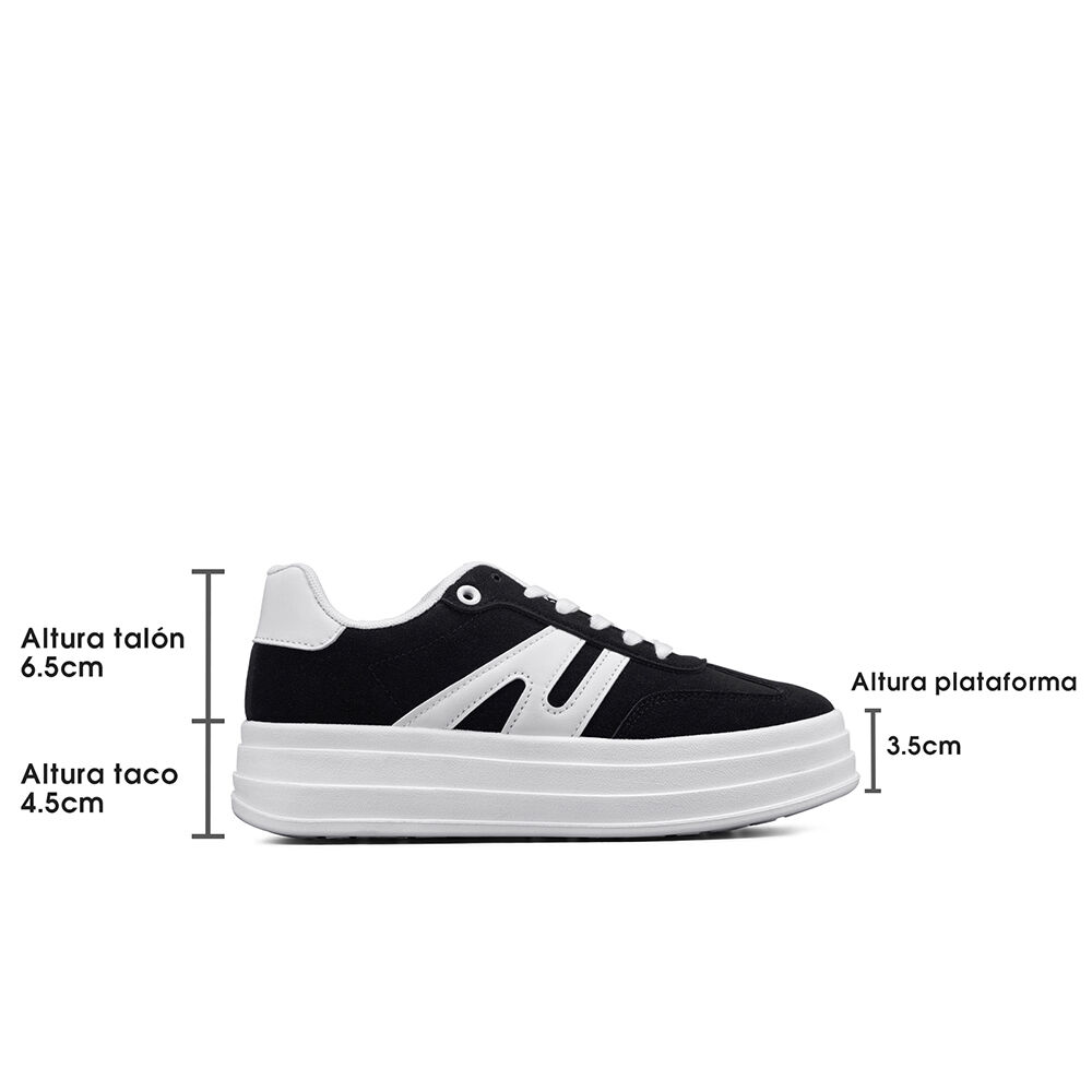 Zapatilla Casual Urbana Plataforma Mujer Weide Sl65 image number 4.0