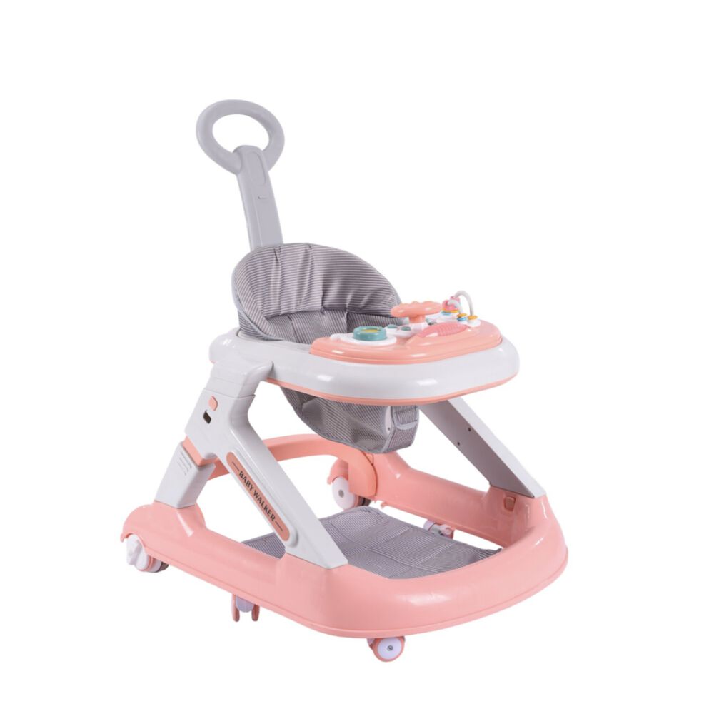 Andador Caminador 5 En 1 Con Apoya Pies Lubabycas Rosado image number 4.0