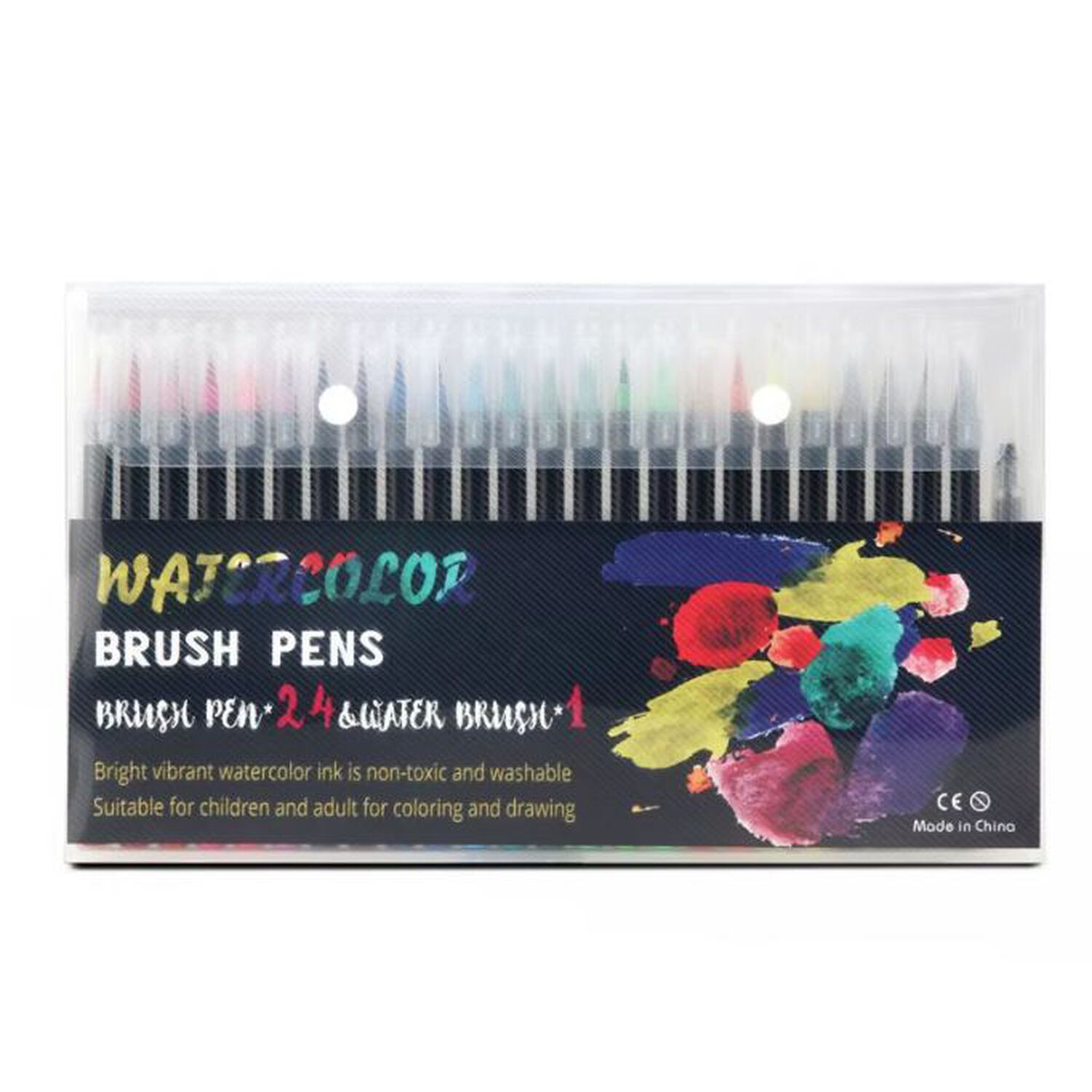 L&aacute;piz Pincel De Acuarela 24 Colores Wc1010 Foska image number 1.0