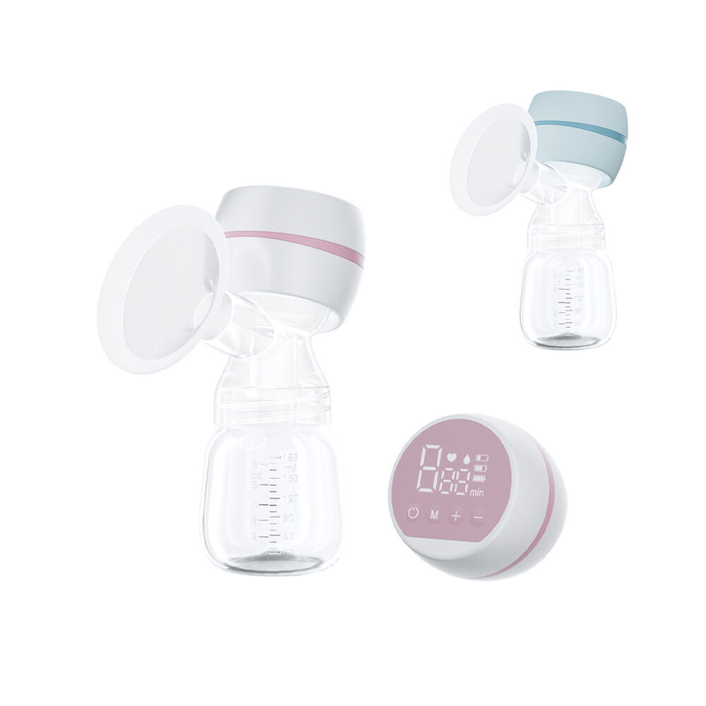 Extractor De Leche Automático Batería Rosado - Babymine image number 1.0