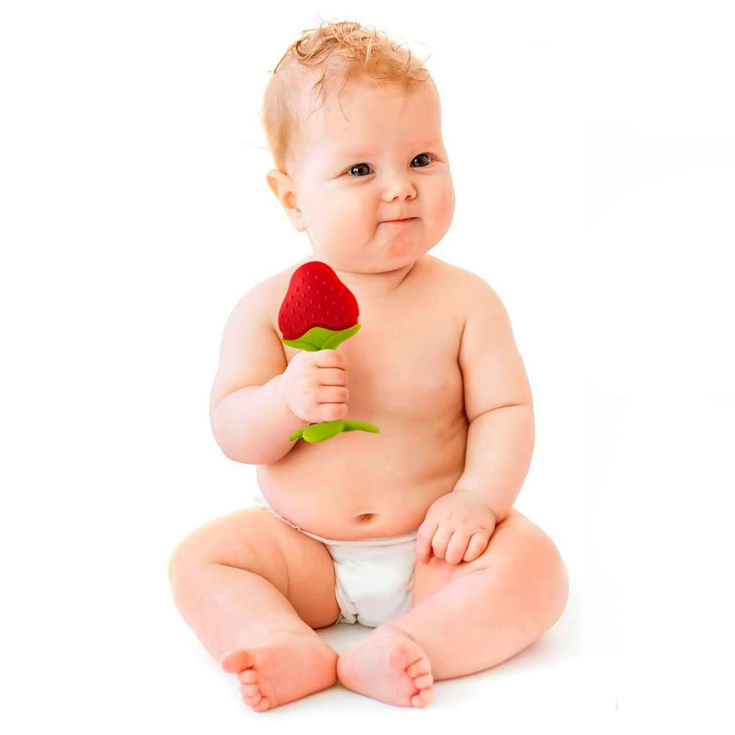 Mordedor Silicona Fruta Rasca Enc&iacute;as Dentici&oacute;n Bebe Guagua image number 4.0