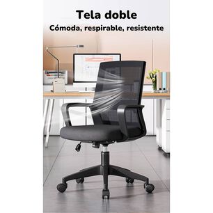Silla De Escritorio Blanca Con Apoya Cabeza By Lubabycas