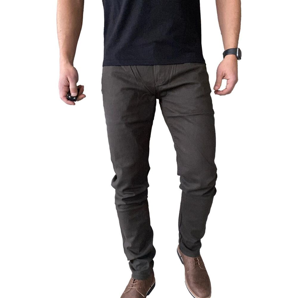 Pantal&oacute;n Tela Elasticado Slim Fit Colores image number 22.0