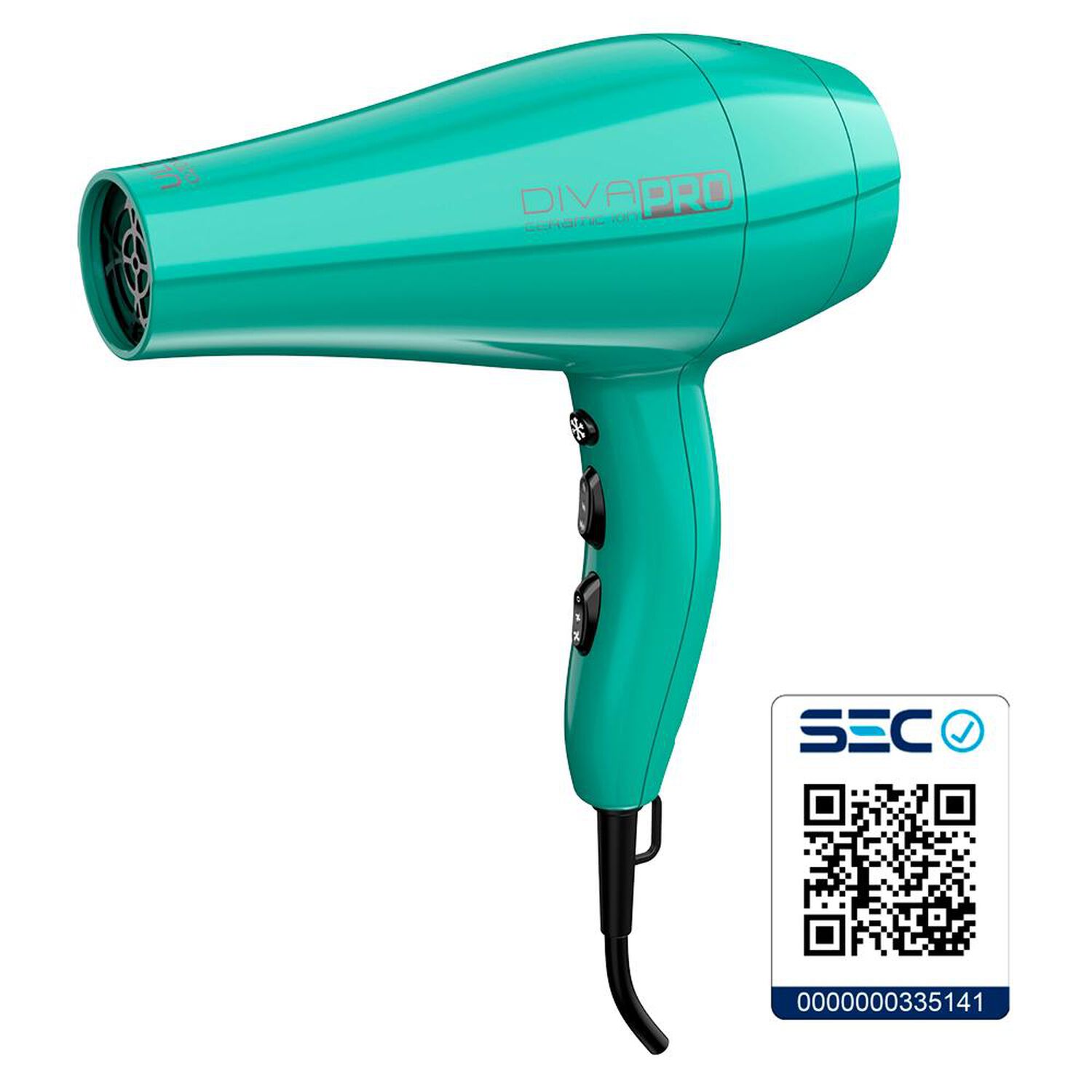 Secador De Pelo Gama Diva Pro Turquesa image number 5.0
