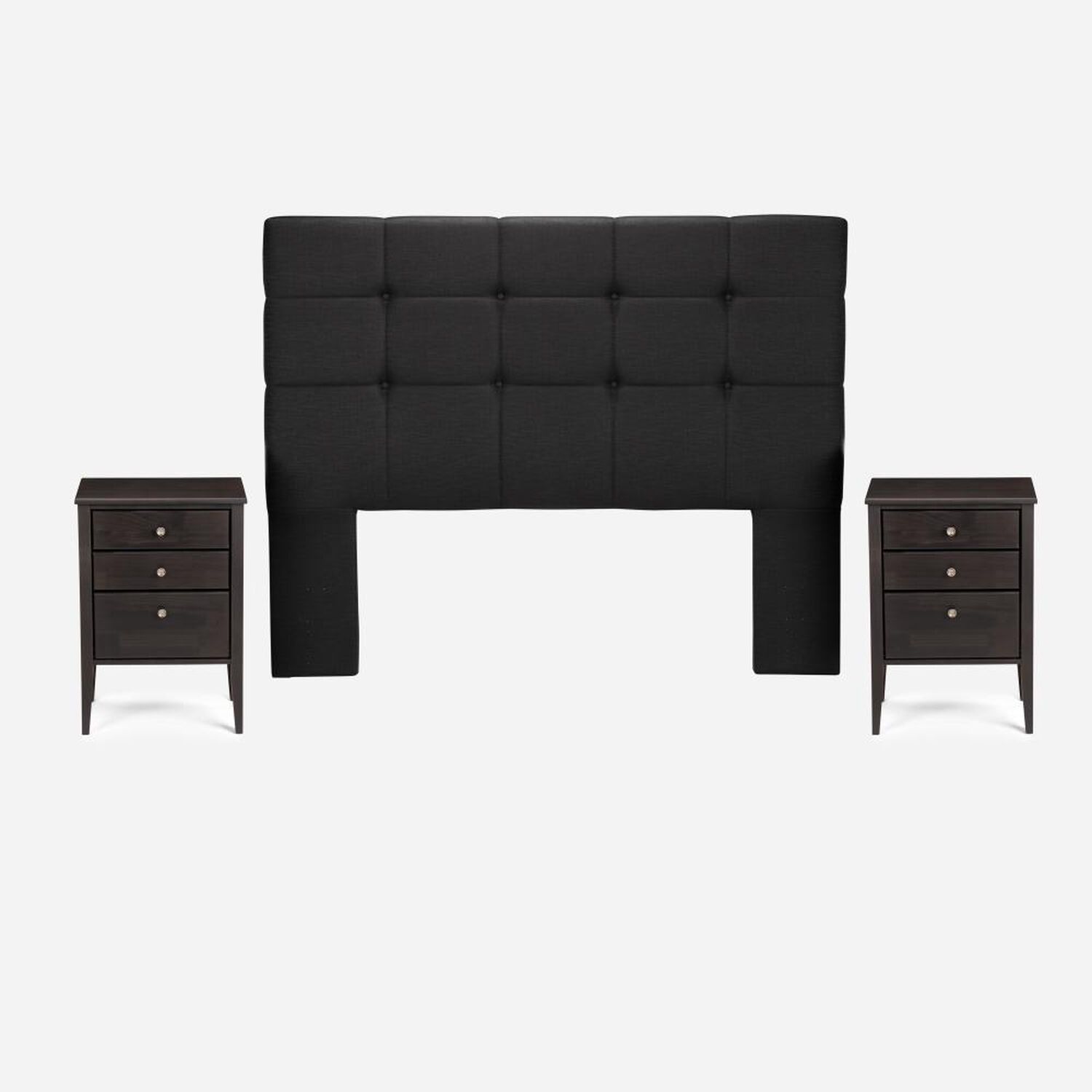 Cama Europea Rosen New Style 6 / 2 Plazas / Base Normal + Set De Maderas image number 2.0