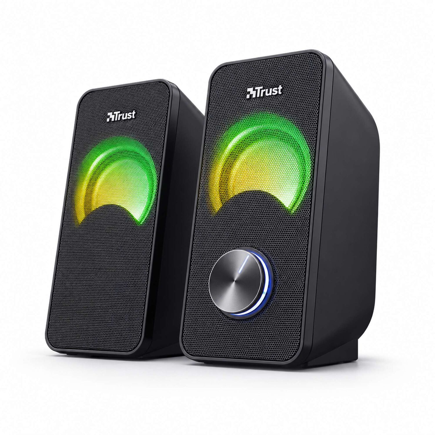 Parlantes Usb Con Luces Rgb De 12w De Escritorio Trust Arys image number 2.0