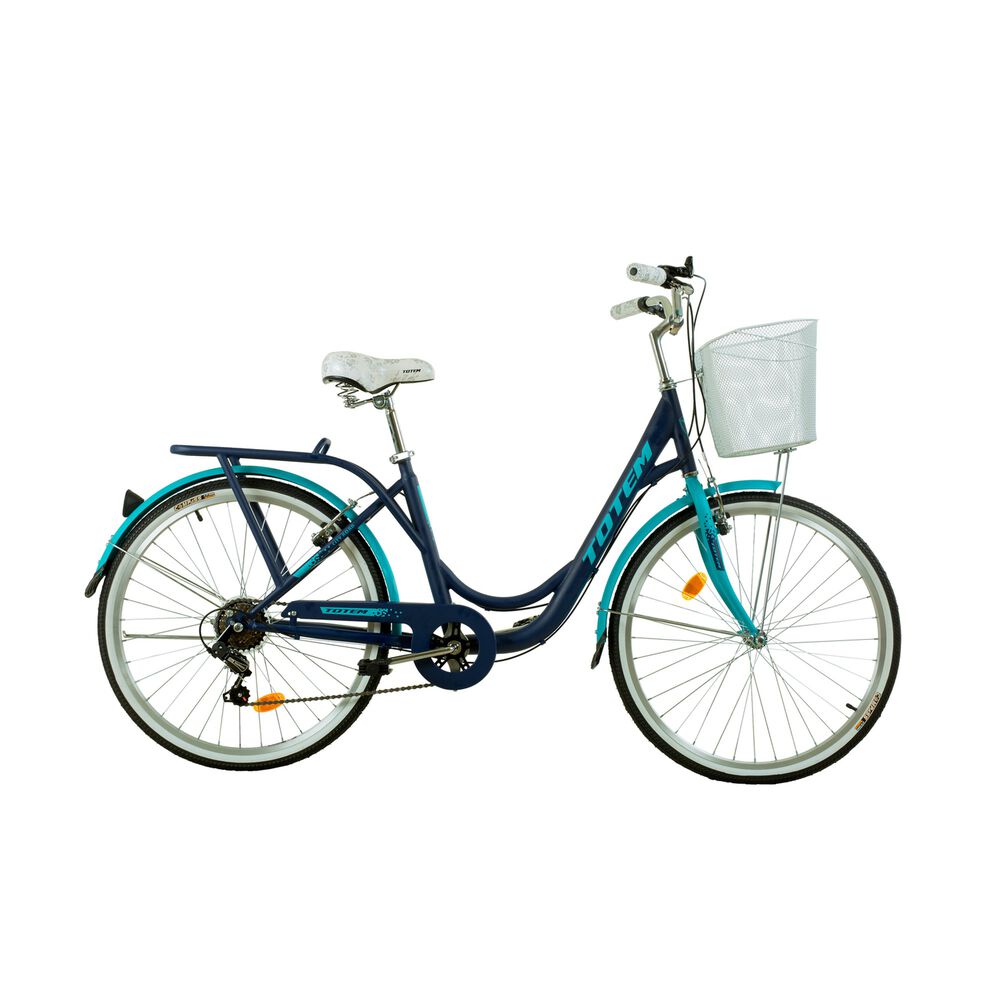 Bicicleta Totem City Dama Aro 26 Azul Con Celeste image number 1.0