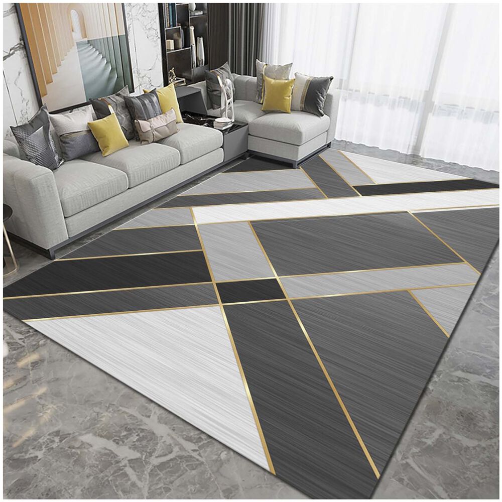 Alfombras Lisas Con Dise&ntilde;os Efecto 3d 200x240 Cm Md02 image number 0.0