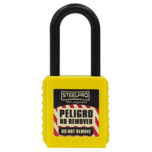 Candado Steelpro Diel&eacute;ctrico Amarillo