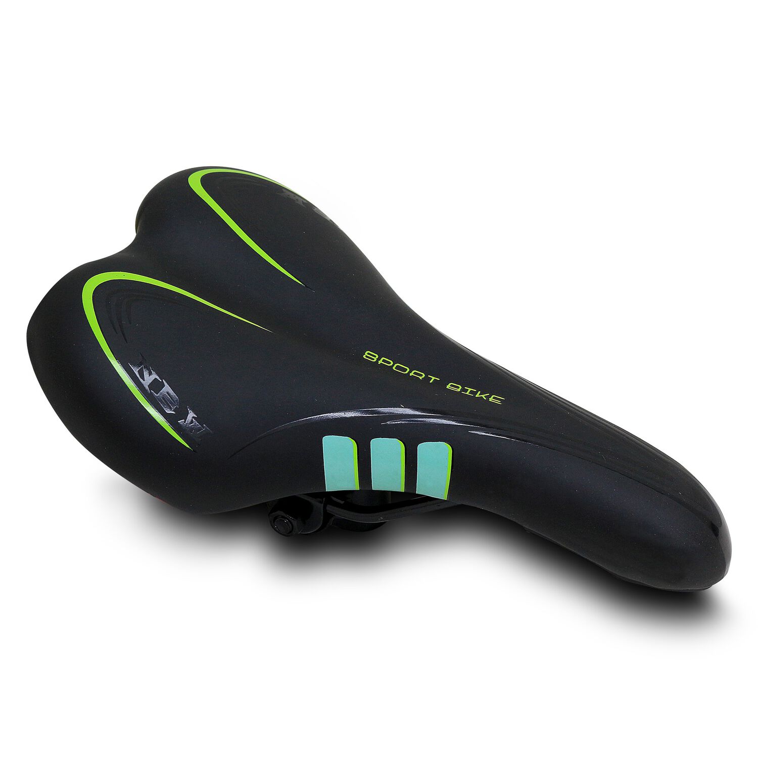 Asiento Radical Mountain Mtb N852 Negro Verde image number 0.0