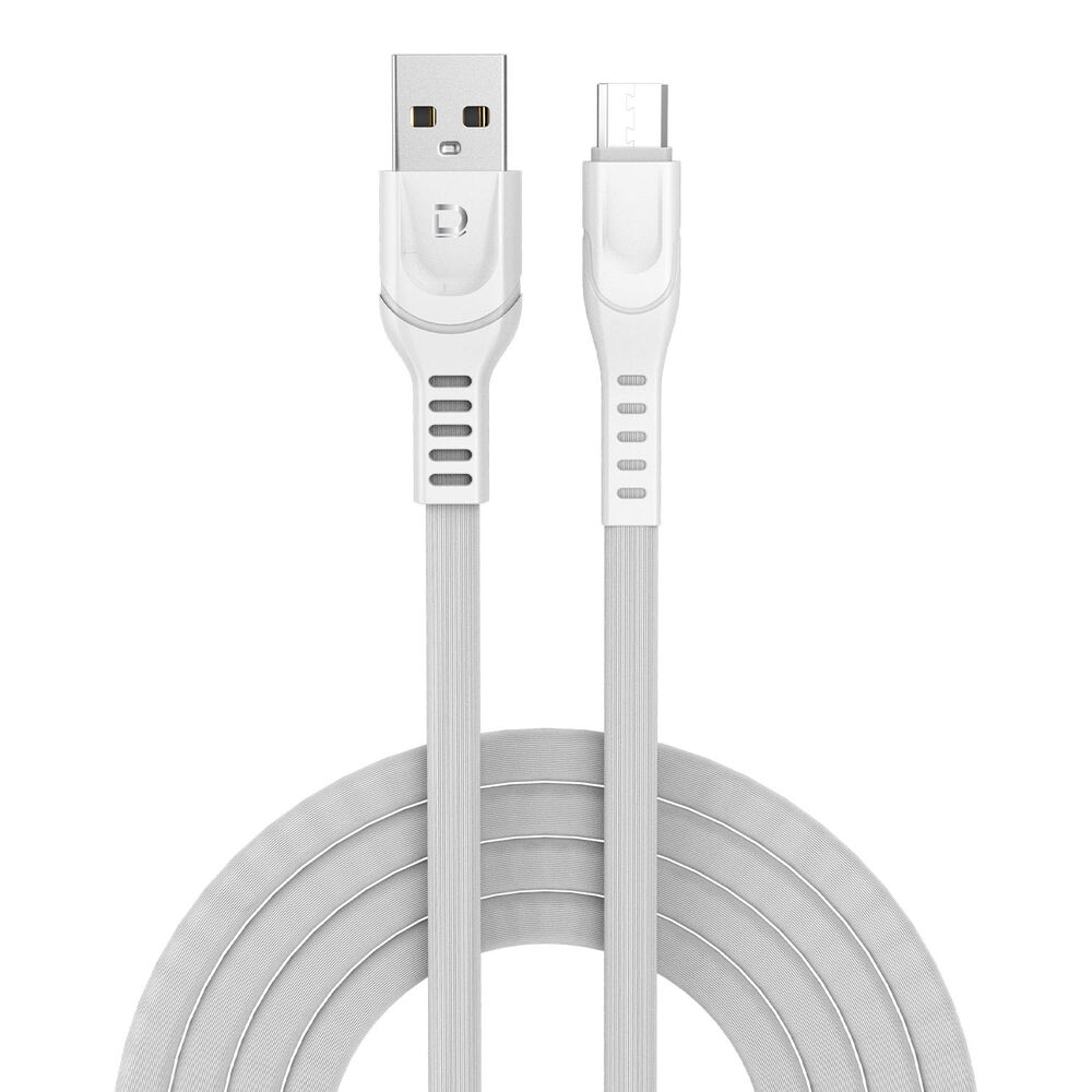 Cable Microusb 2.4a Blanco 1 Metro Datacom Pronobel image number 1.0