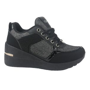 Zapatilla Chalada Mujer Bolki-1 Negro Urbano