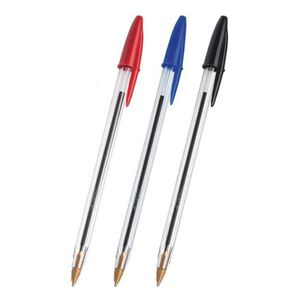 Pack X 4 Blister Bolígrafos Cristal Lleve 5 Y Pague 4 Bic