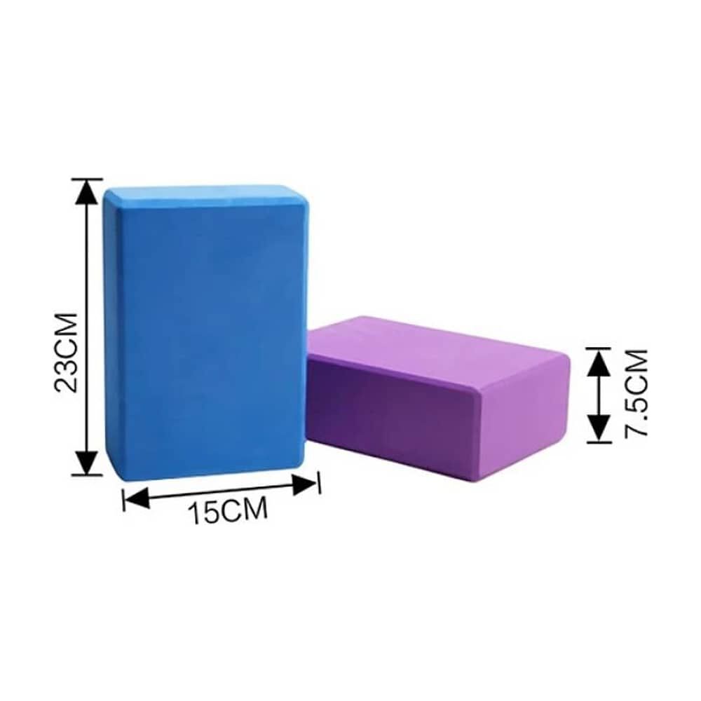 Ladrillo Bloque Goma Eva Yoga Pilates Ejercicios Soporte image number 4.0